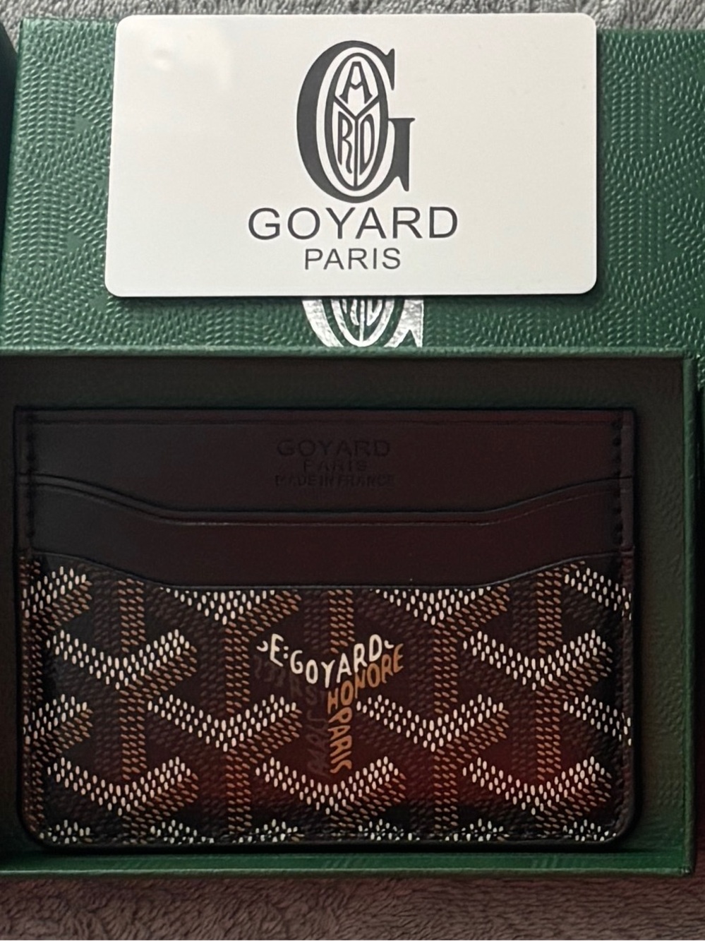Goyard Card Holder — Goyardine